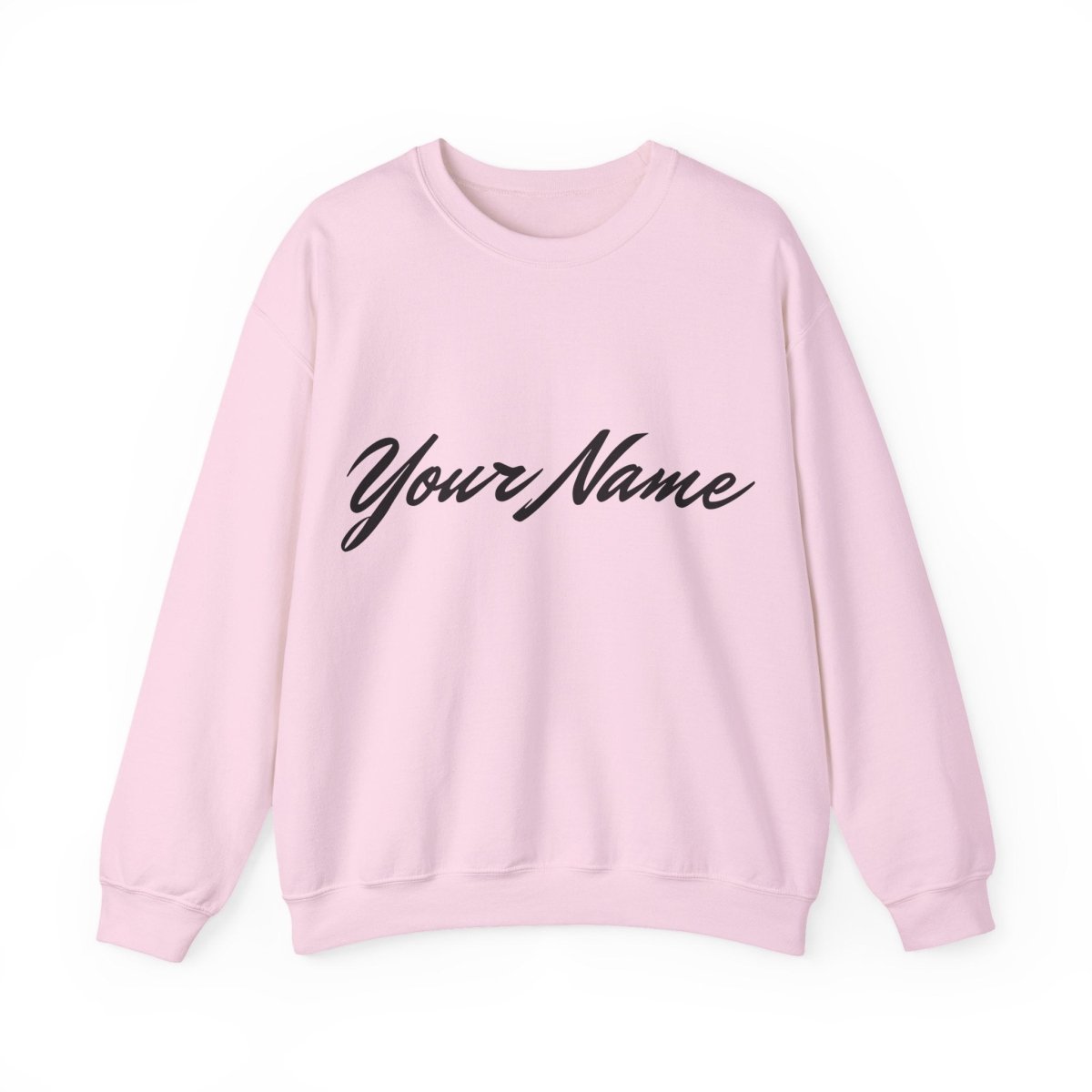 Unisex heavy sweatshirt with personalized design, featuring a comfortable fit and casual style.