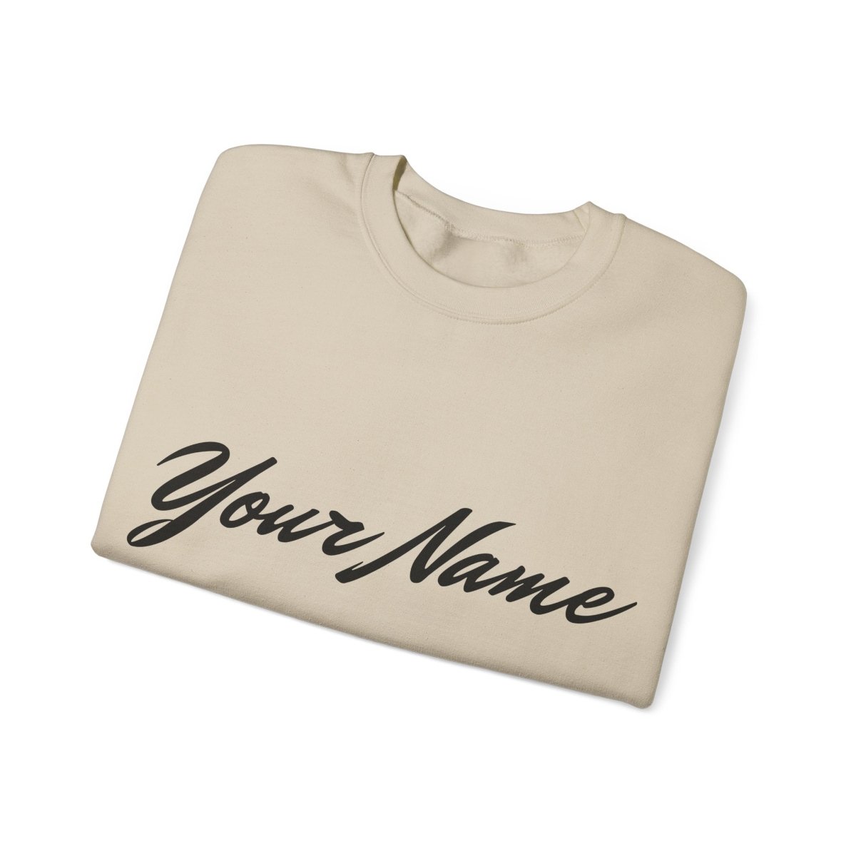 Unisex heavy sweatshirt featuring personalized design, casual fit, suitable for AU/NZ style.