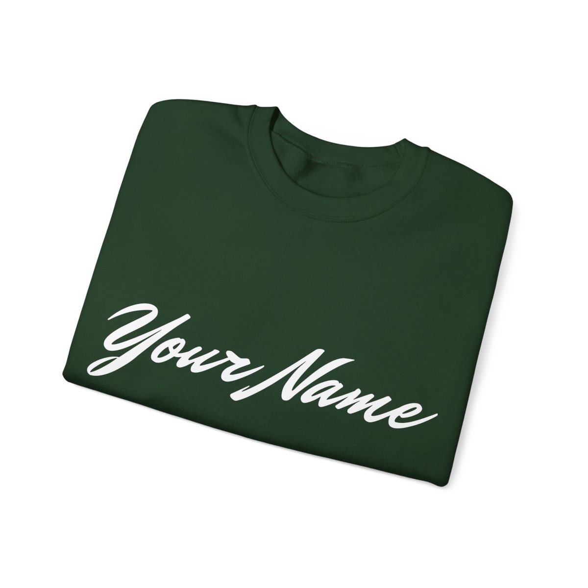 Unisex heavy sweatshirt with personalized design, featuring a cozy fit and casual style in neutral colors.