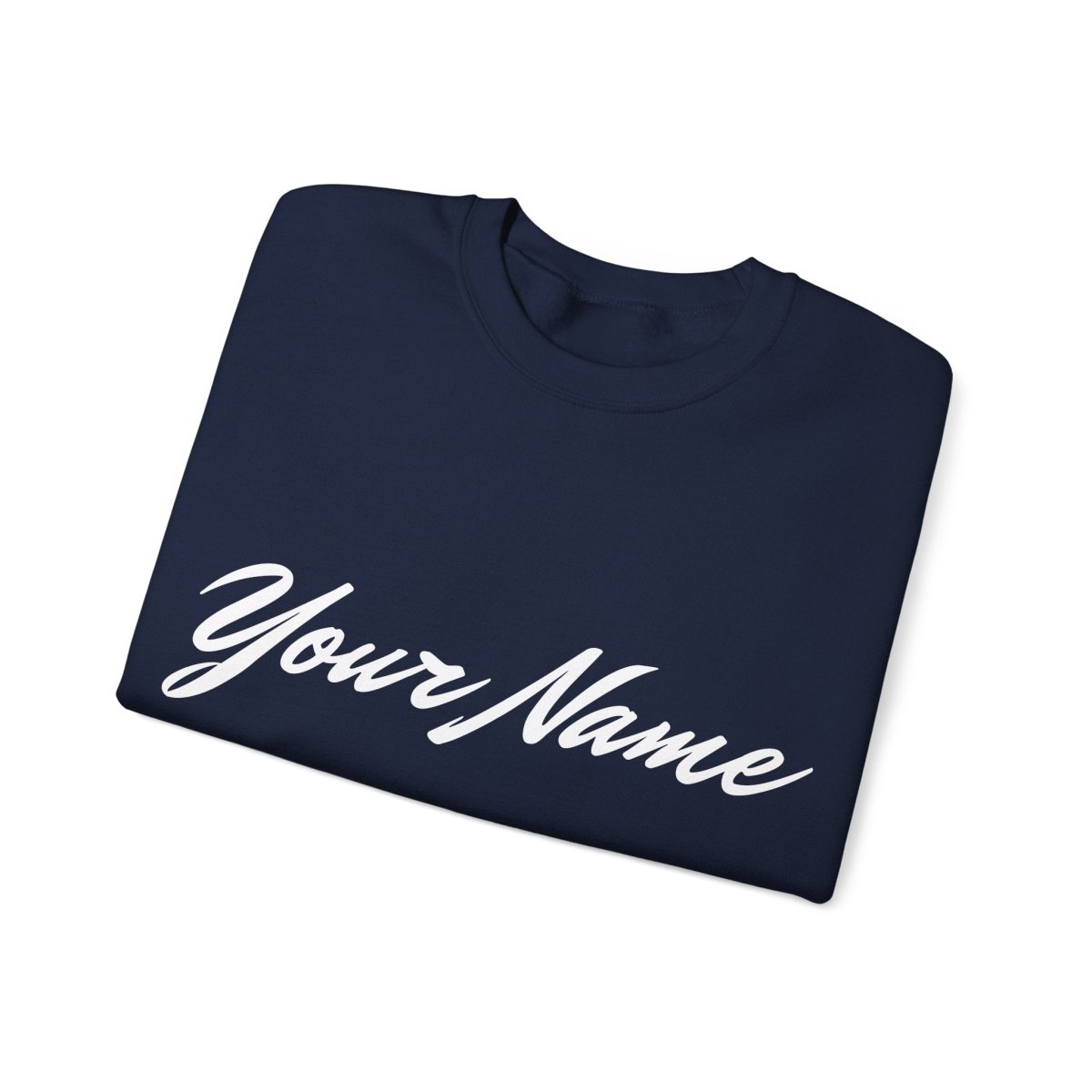 Unisex heavy sweatshirt by The Print Bar featuring a personalized design on the front, casual fit, and soft fabric.
