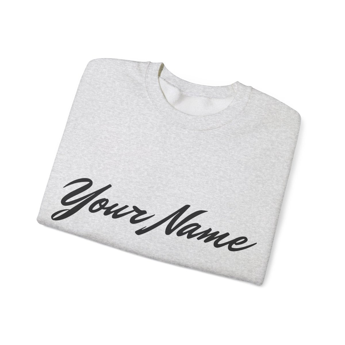 Unisex heavy sweatshirt featuring personalized design, in a relaxed fit suitable for AU/NZ casual wear.