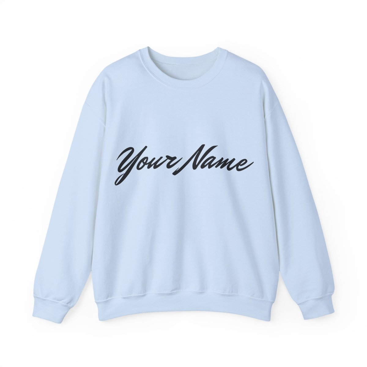 Unisex heavy sweatshirt featuring personalized design, casual fit, and comfortable fabric for everyday wear.