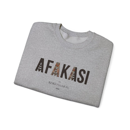 Unisex Heavy Sweatshirt - Afakasi - Personalised - AU/NZ - The Koko Samoa