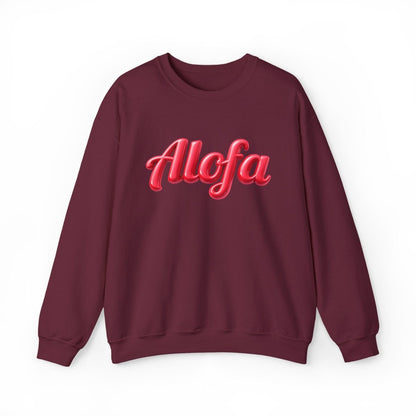 Unisex Heavy Sweatshirt - Alofa - AU/NZ - The Koko Samoa