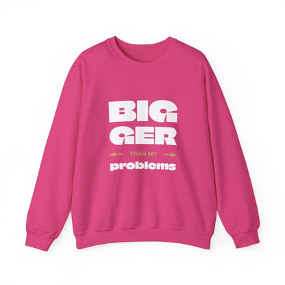 Unisex Heavy Sweatshirt - Bigger Than Problems - Personalised - AU/NZ - The Koko Samoa