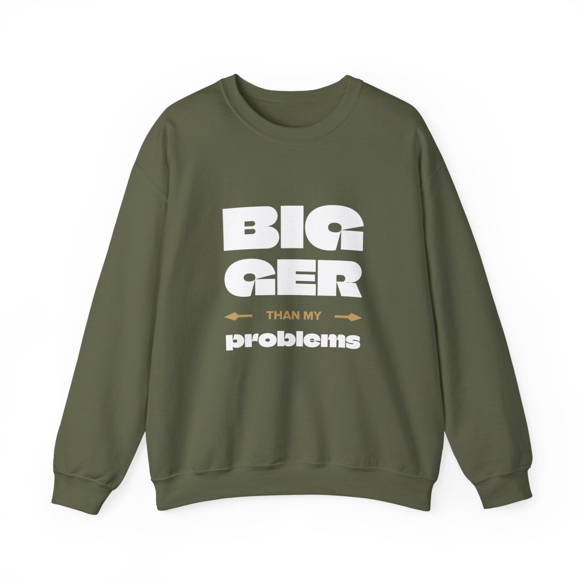 Unisex Heavy Sweatshirt - Bigger Than Problems - Personalised - AU/NZ - The Koko Samoa