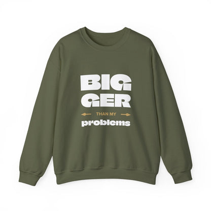 Unisex Heavy Sweatshirt - Bigger Than Problems - Personalised - AU/NZ - The Koko Samoa