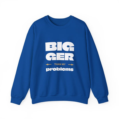 Unisex Heavy Sweatshirt - Bigger Than Problems - Personalised - AU/NZ - The Koko Samoa