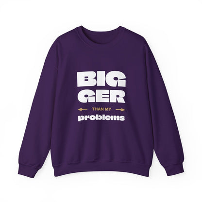 Unisex Heavy Sweatshirt - Bigger Than Problems - Personalised - AU/NZ - The Koko Samoa