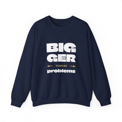 Unisex Heavy Sweatshirt - Bigger Than Problems - Personalised - AU/NZ - The Koko Samoa