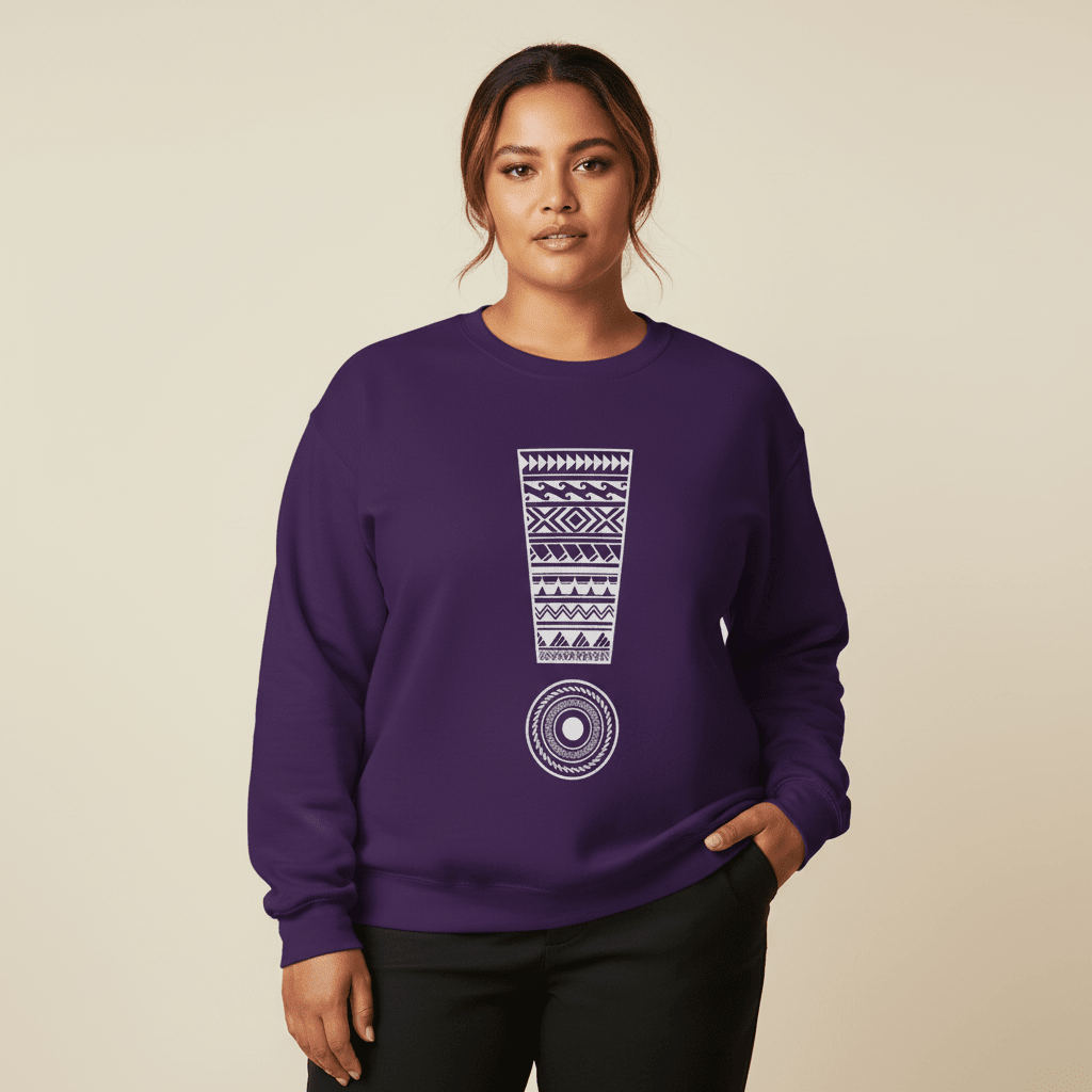 Unisex Heavy Sweatshirt - Exclaim - AU/NZ/USA - The Koko Samoa