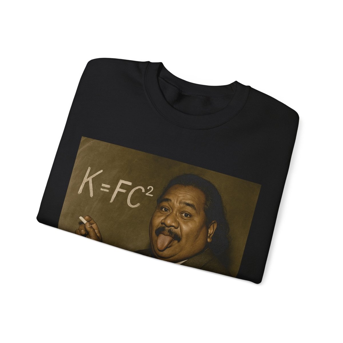 Unisex heavy sweatshirt featuring K=FC² design, personalized style, in neutral color, displayed on a hanger.
