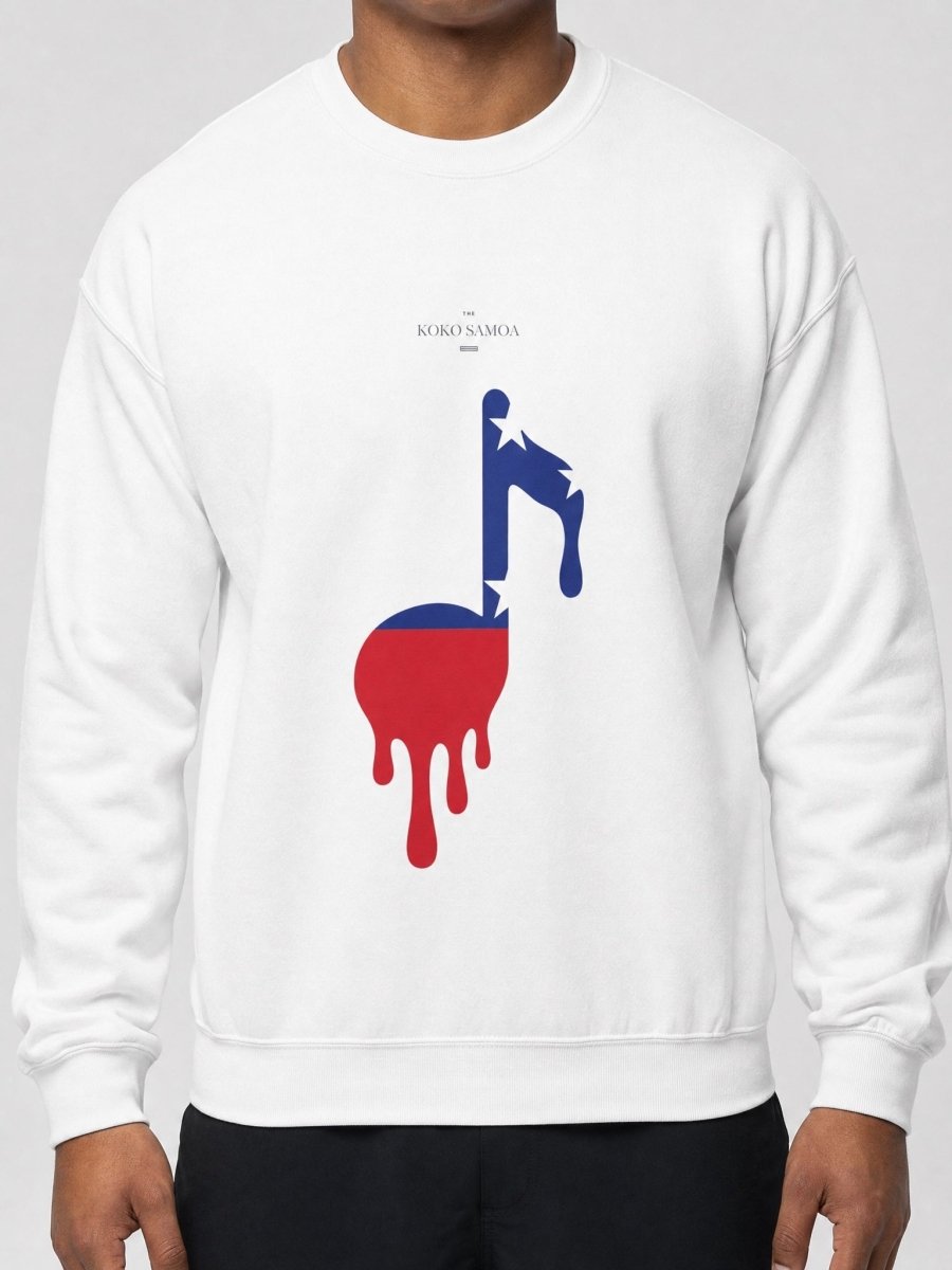 Unisex Heavy Sweatshirt - Samoan Note - AU/NZ/USA - The Koko Samoa