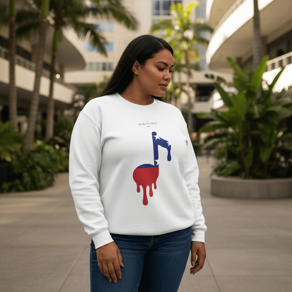 Samoan Note sweatshirt, The Koko Samoa