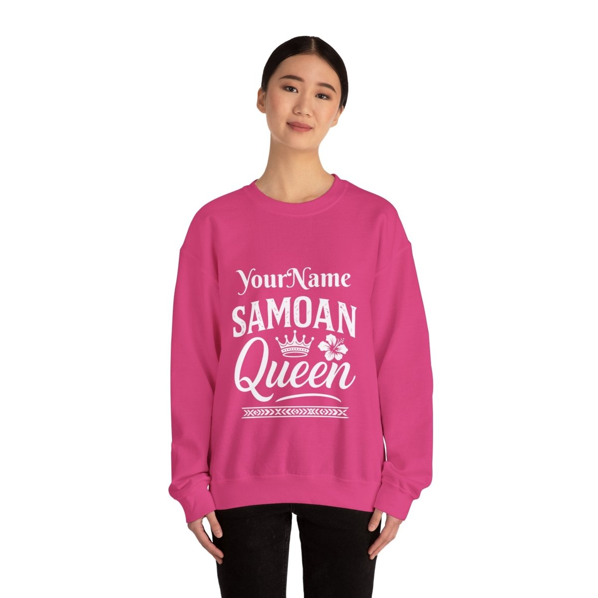 Unisex Heavy Sweatshirt - Samoan Queen - AU/NZ - The Koko Samoa