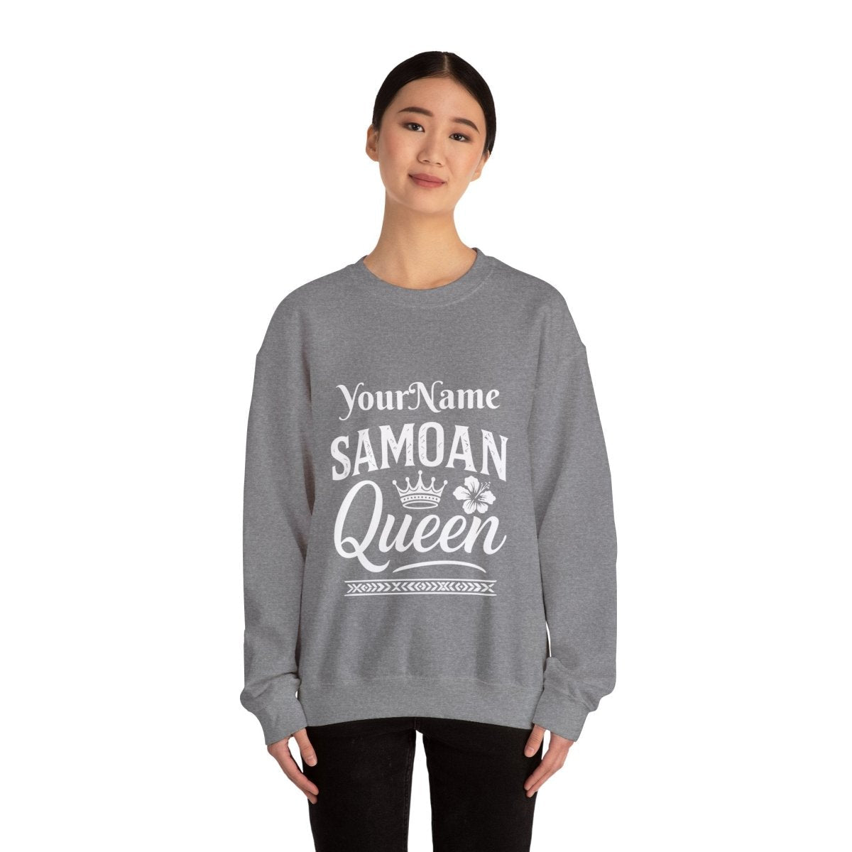 Unisex Heavy Sweatshirt - Samoan Queen - AU/NZ - The Koko Samoa