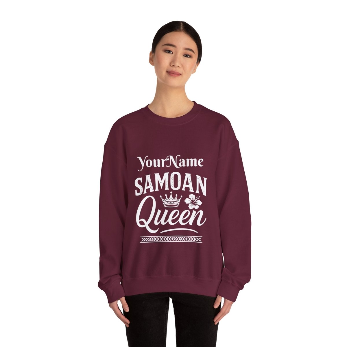 Unisex Heavy Sweatshirt - Samoan Queen - AU/NZ - The Koko Samoa