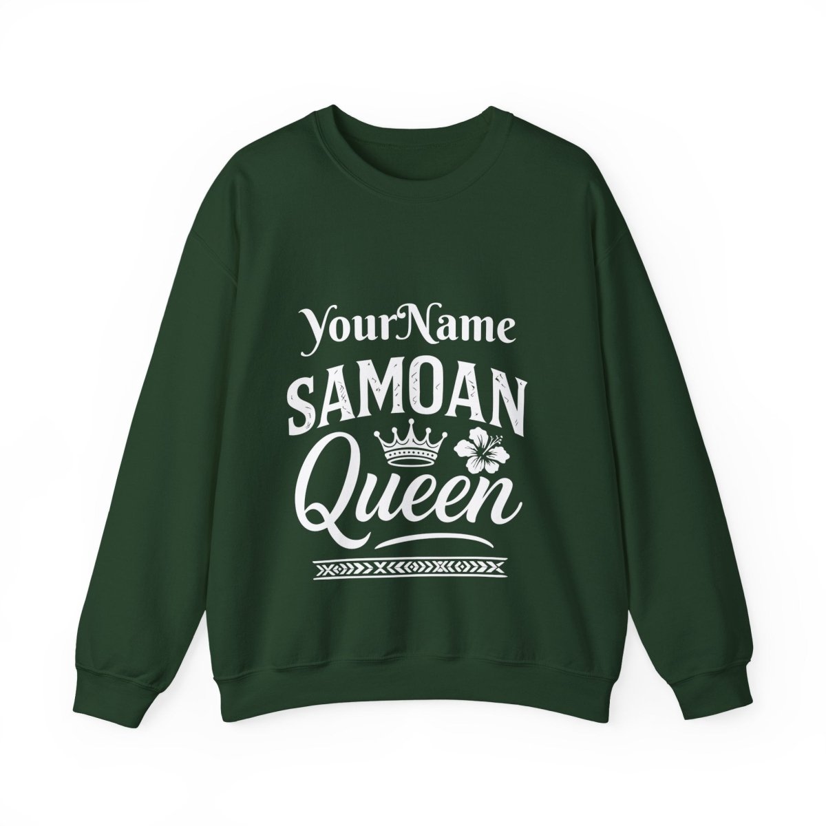 Unisex Heavy Sweatshirt - Samoan Queen - Personalised - AU/NZ - The Koko Samoa