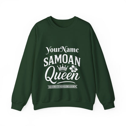 Unisex Heavy Sweatshirt - Samoan Queen - Personalised - AU/NZ - The Koko Samoa