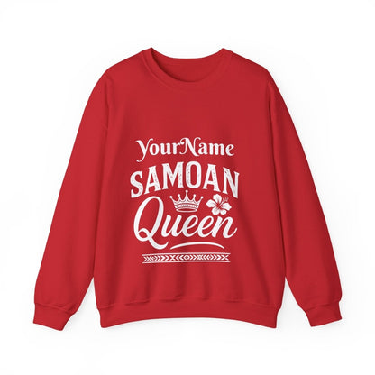 Unisex Heavy Sweatshirt - Samoan Queen - Personalised - AU/NZ - The Koko Samoa
