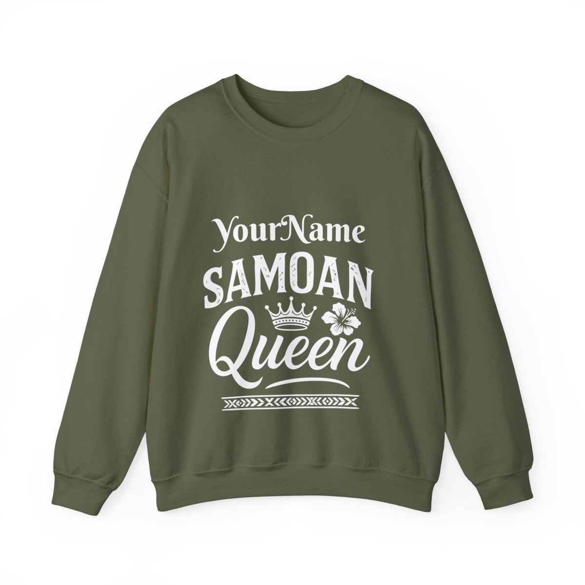 Unisex Heavy Sweatshirt - Samoan Queen - Personalised - AU/NZ - The Koko Samoa