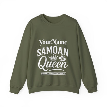Unisex Heavy Sweatshirt - Samoan Queen - Personalised - AU/NZ - The Koko Samoa