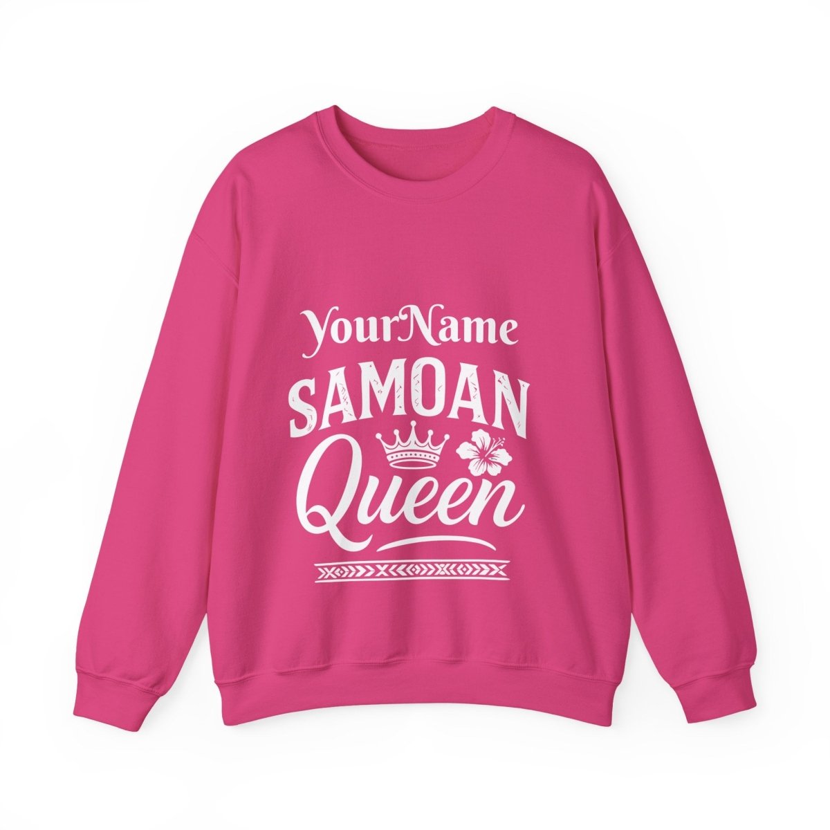 Unisex Heavy Sweatshirt - Samoan Queen - Personalised - AU/NZ - The Koko Samoa
