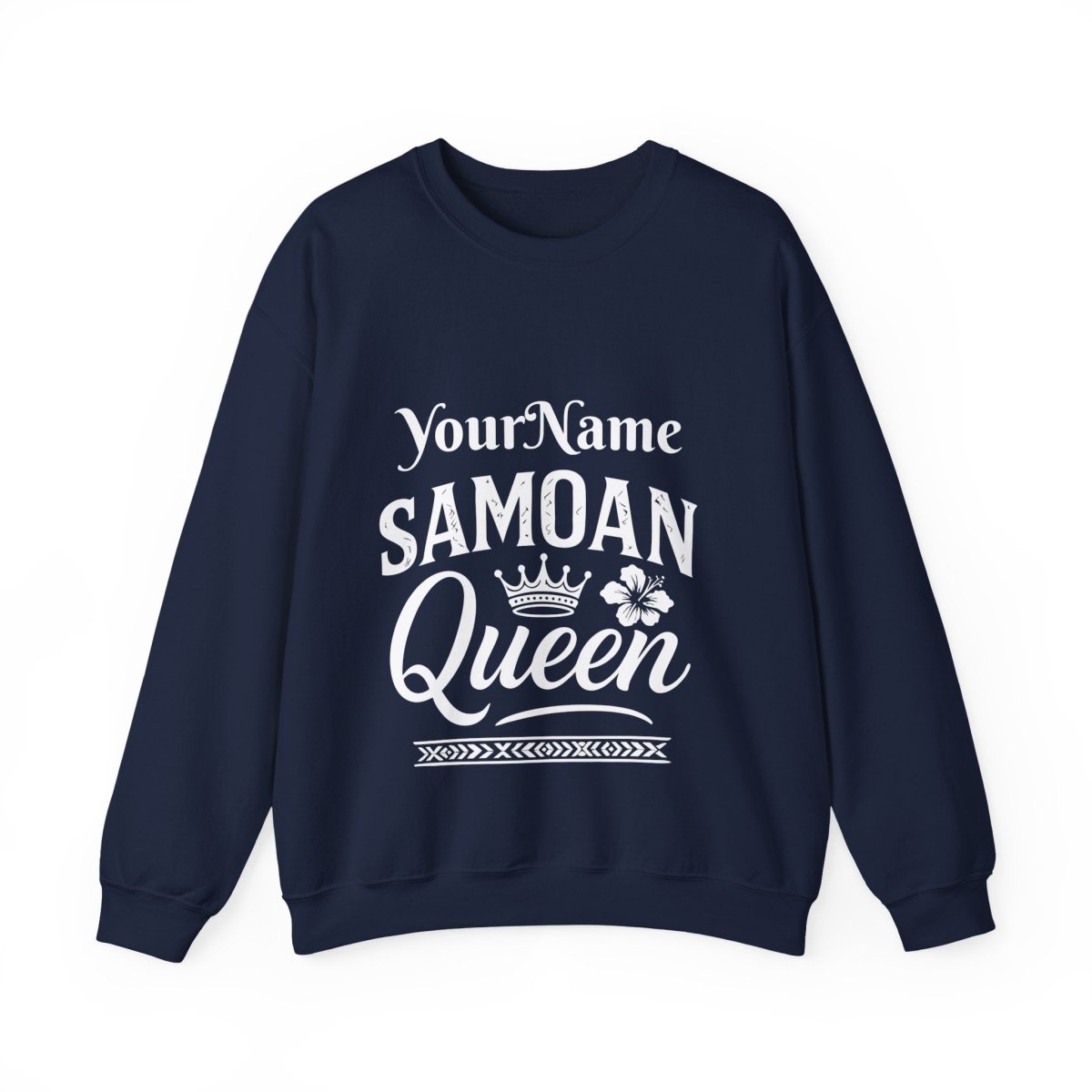 Unisex Heavy Sweatshirt - Samoan Queen - Personalised - AU/NZ - The Koko Samoa
