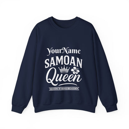 Unisex Heavy Sweatshirt - Samoan Queen - Personalised - AU/NZ - The Koko Samoa