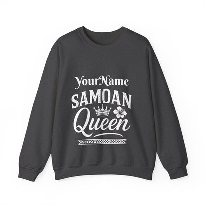 Unisex Heavy Sweatshirt - Samoan Queen - Personalised - AU/NZ - The Koko Samoa