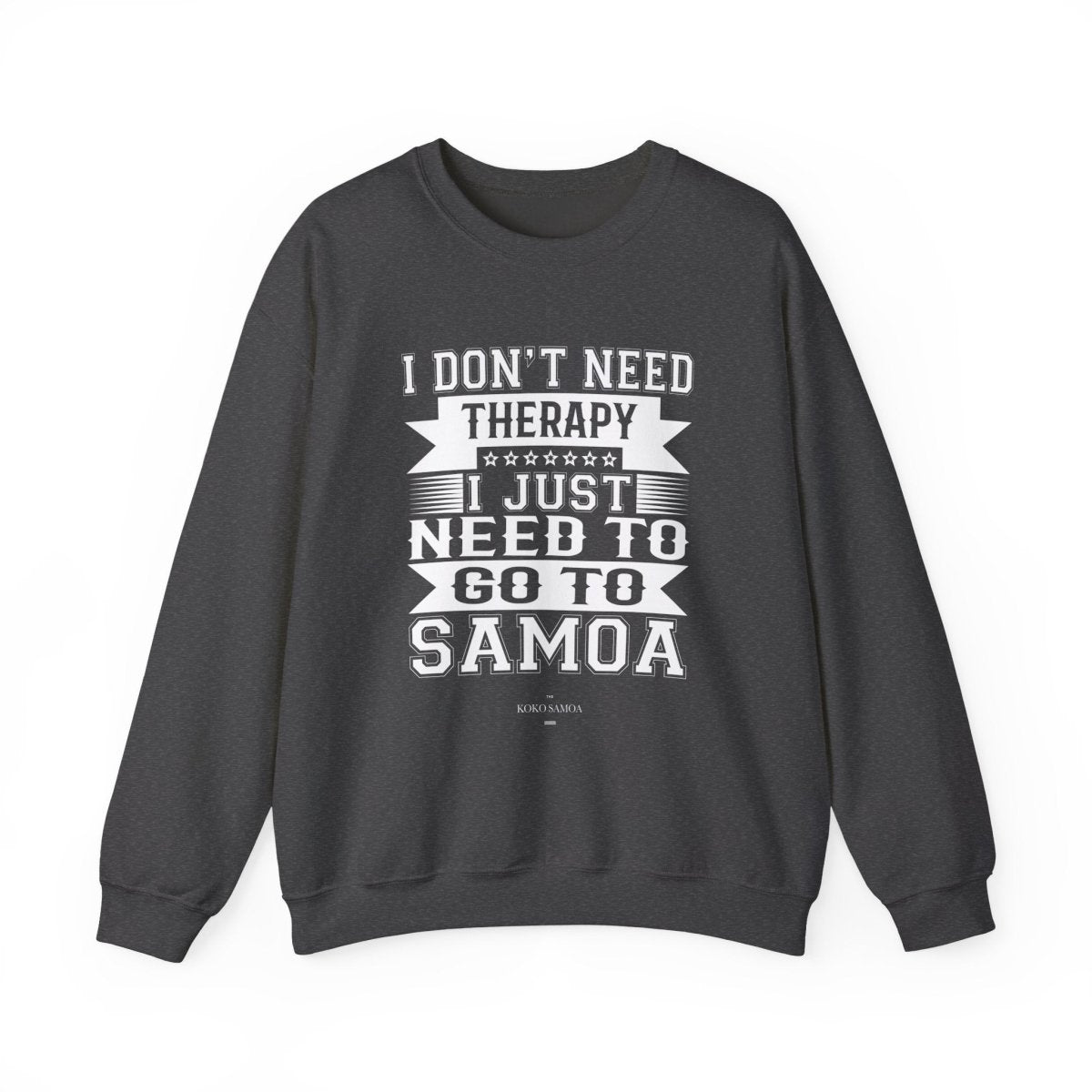 Unisex heavy Therapy sweatshirt featuring personalized design in AU/NZ style, casual and comfortable clothing.