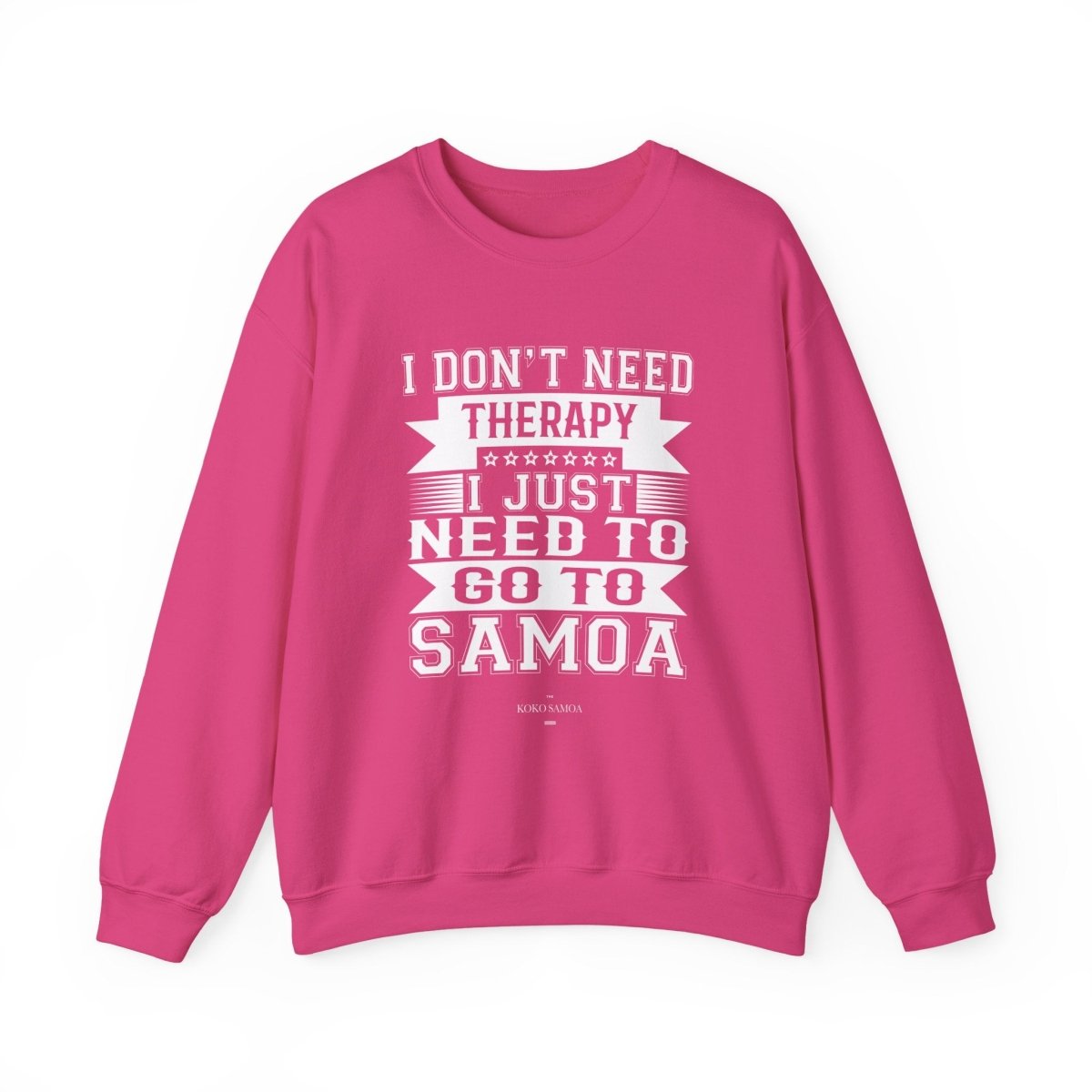 Unisex heavy therapy sweatshirt featuring personalized design, casual fit, and comfortable fabric.