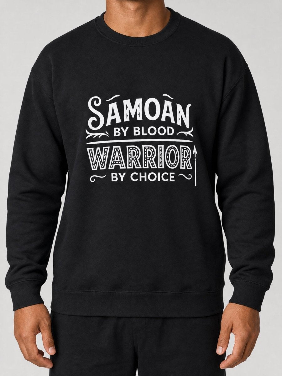 Unisex Heavy Sweatshirt - Warrior by Choice - AU/NZ/USA - The Koko Samoa
