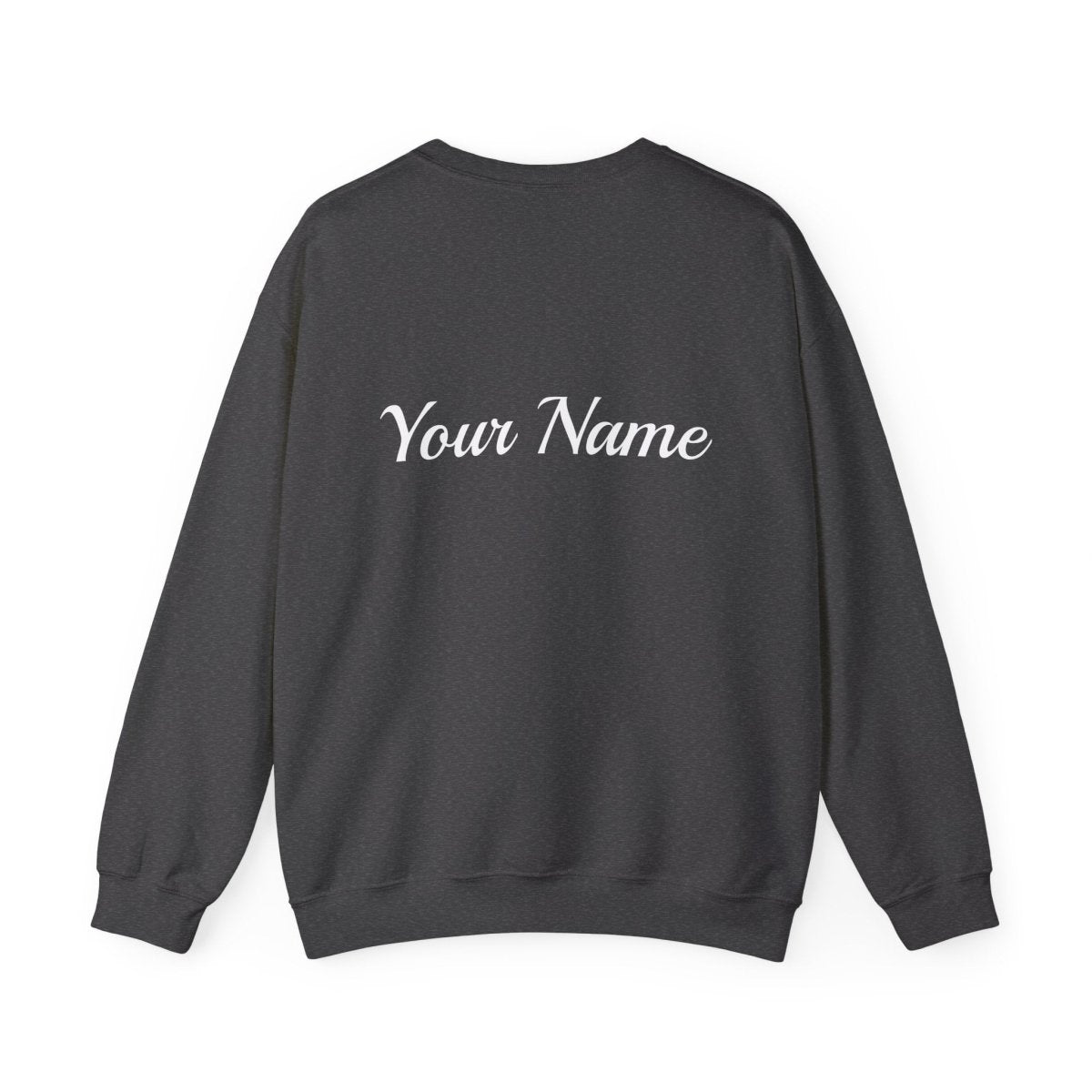 Unisex heavy sweatshirt featuring Warrior by Choice design, personalized print, AU/NZ.