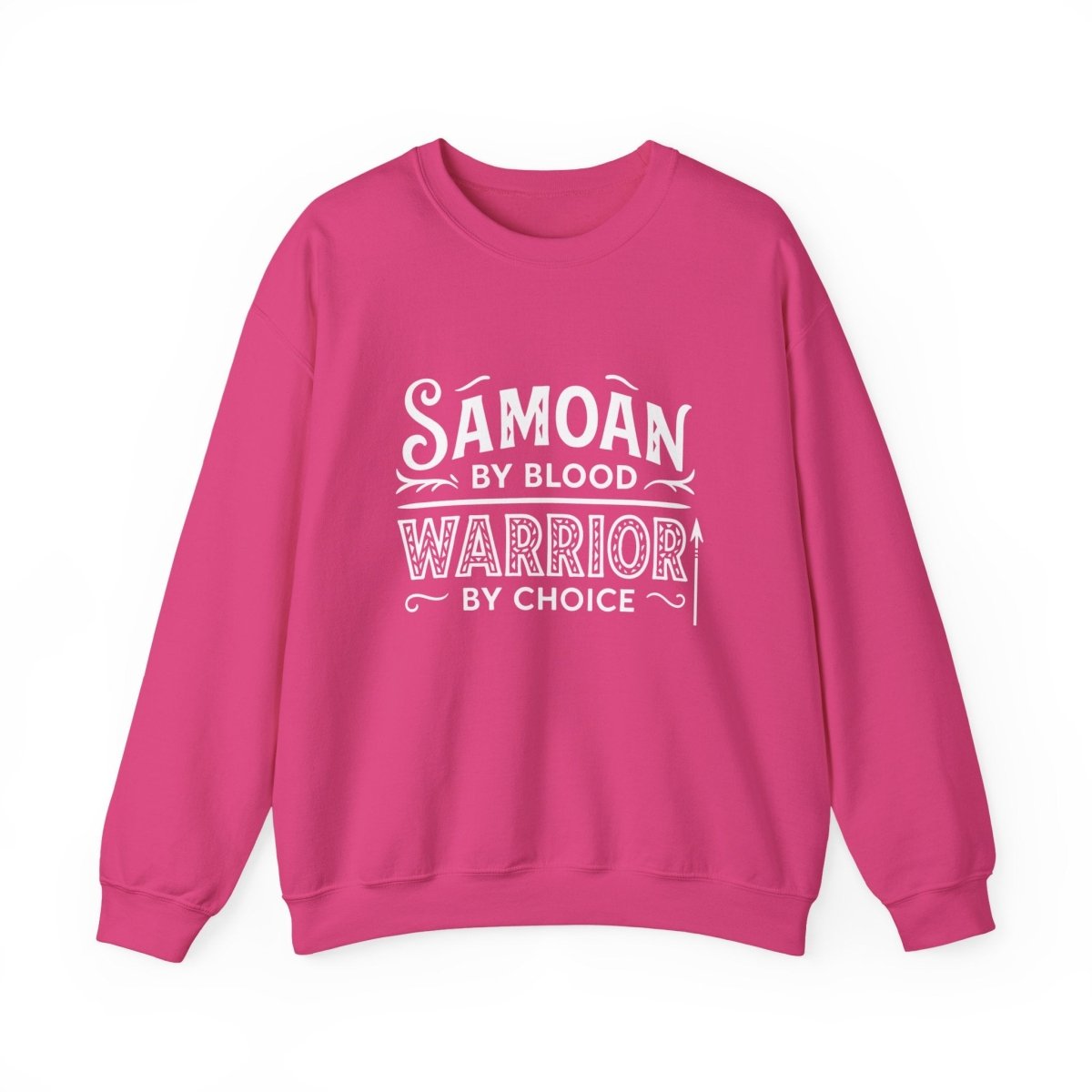 Unisex Heavy Sweatshirt - Warrior by Choice - Personalised - AU/NZ - The Koko Samoa