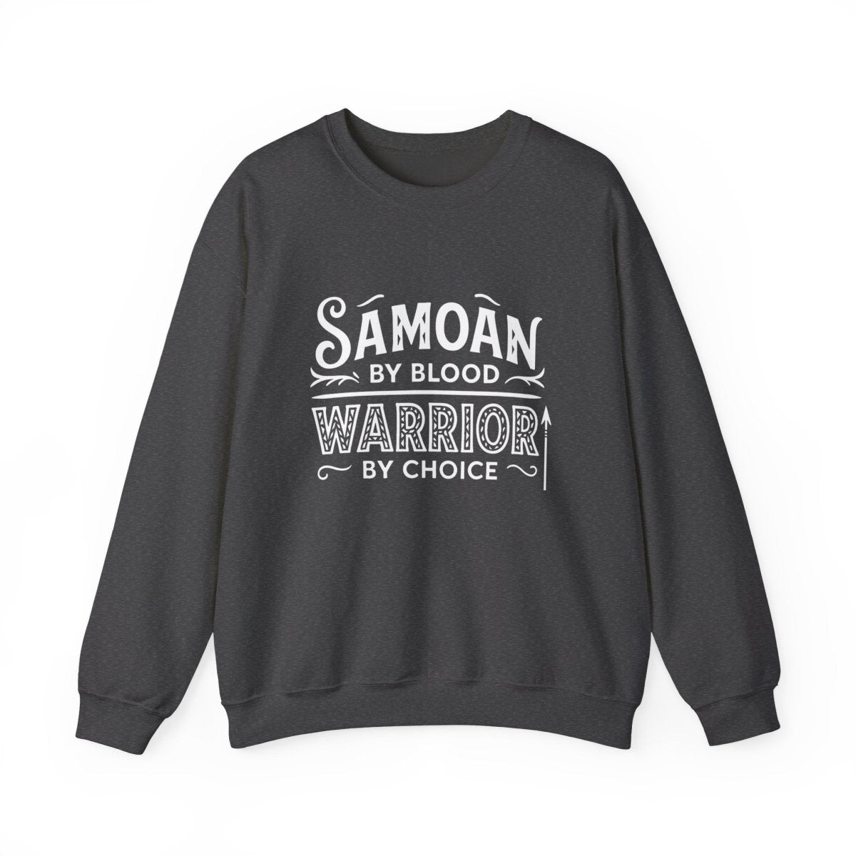 Unisex Heavy Sweatshirt - Warrior by Choice - Personalised - AU/NZ - The Koko Samoa