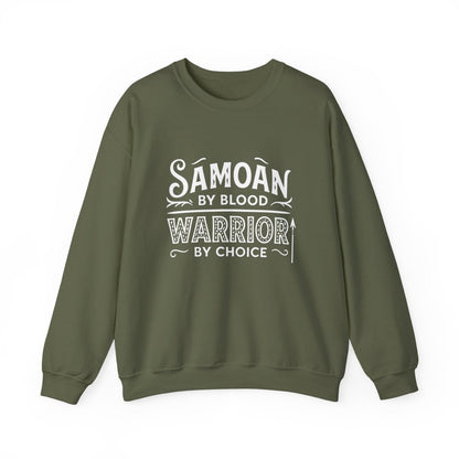 Unisex Heavy Sweatshirt - Warrior by Choice - Personalised - AU/NZ - The Koko Samoa