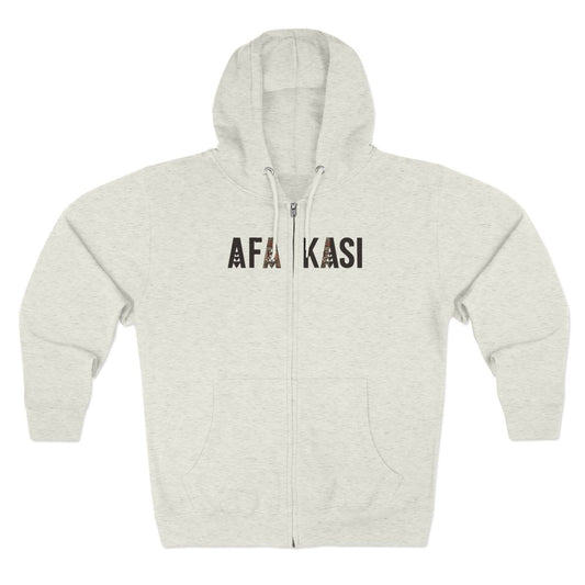 Unisex Zip Hoodie - AFAKASI - AU/NZ/USA - The Koko Samoa