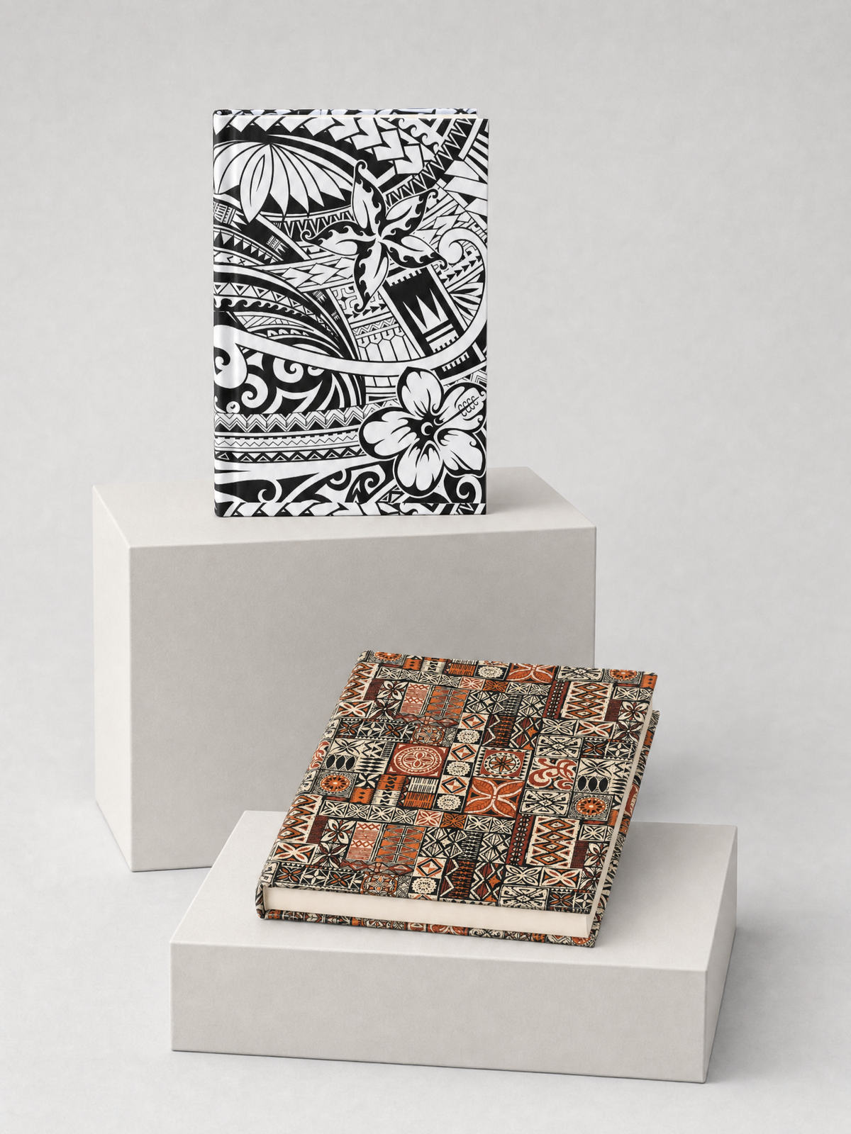 The Quiet Hour gift set: Hardcover Journal - Bloom and Hardcover Journal - Elei, shown together.