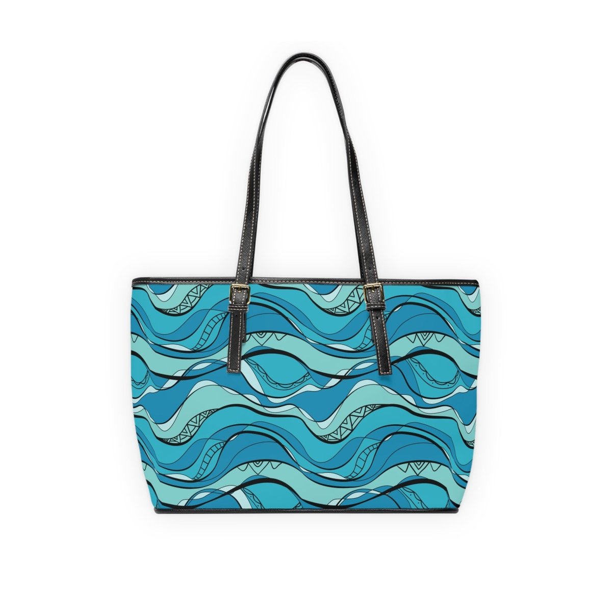 Vegan Leather Shoulder Bag - 685 - Ocean Wave - AU/NZ/USA - The Koko Samoa