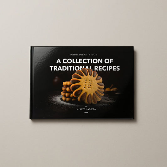Hardcover A4 - Samoan Delights: 12 Samoan Recipes Cookbook - Vol 2 - AU/NZ/USA