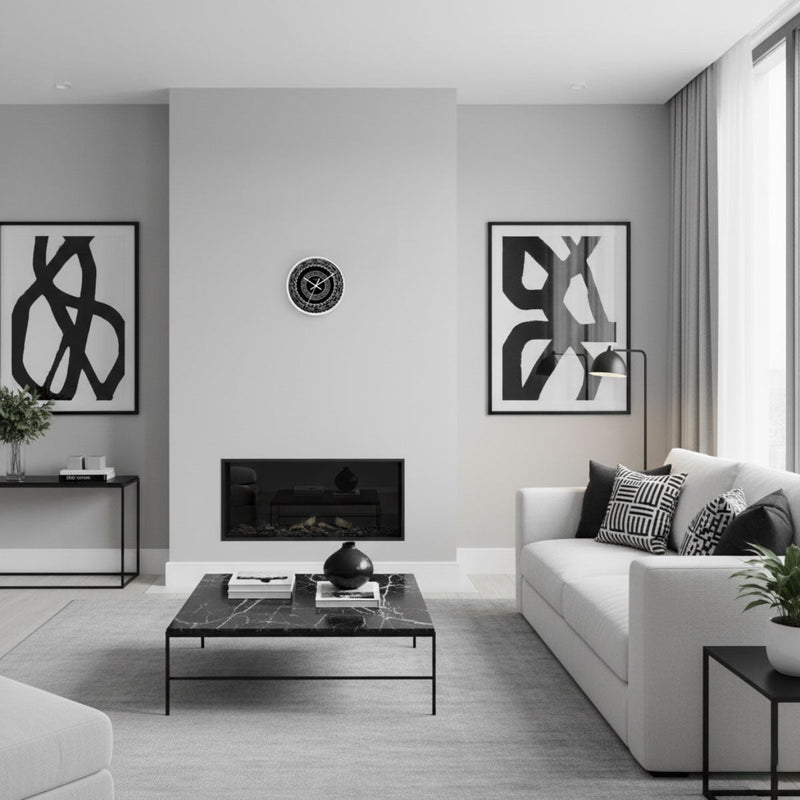 Wall Clock 10"/25cm - Samoan Arrows - AU/NZ/USA - The Koko Samoa