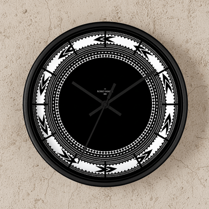 Wall Clock 10"/25cm - White Pea - AU/NZ/USA - The Koko Samoa