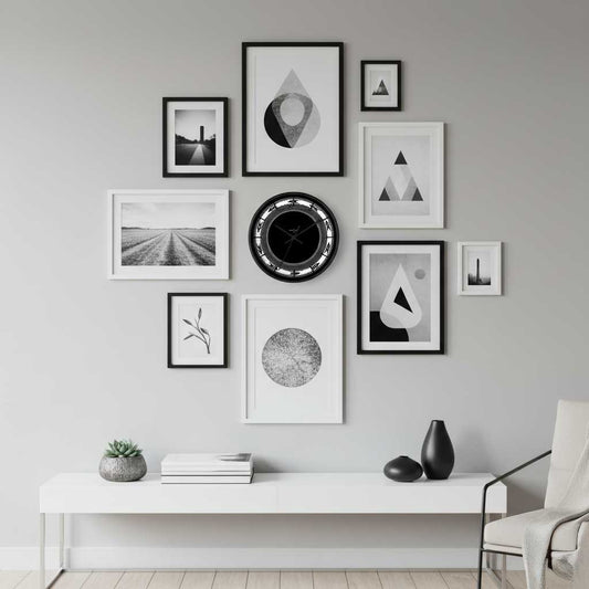 Wall Clock 10"/25cm - White Pea - AU/NZ/USA - The Koko Samoa