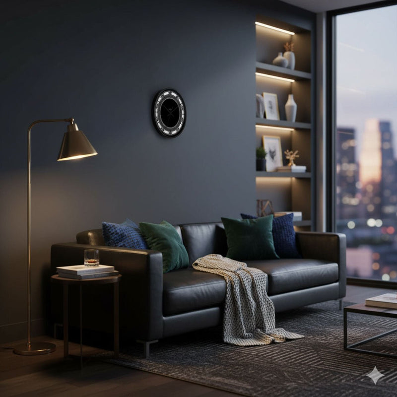 Wall Clock 10"/25cm - White Pea - AU/NZ/USA - The Koko Samoa