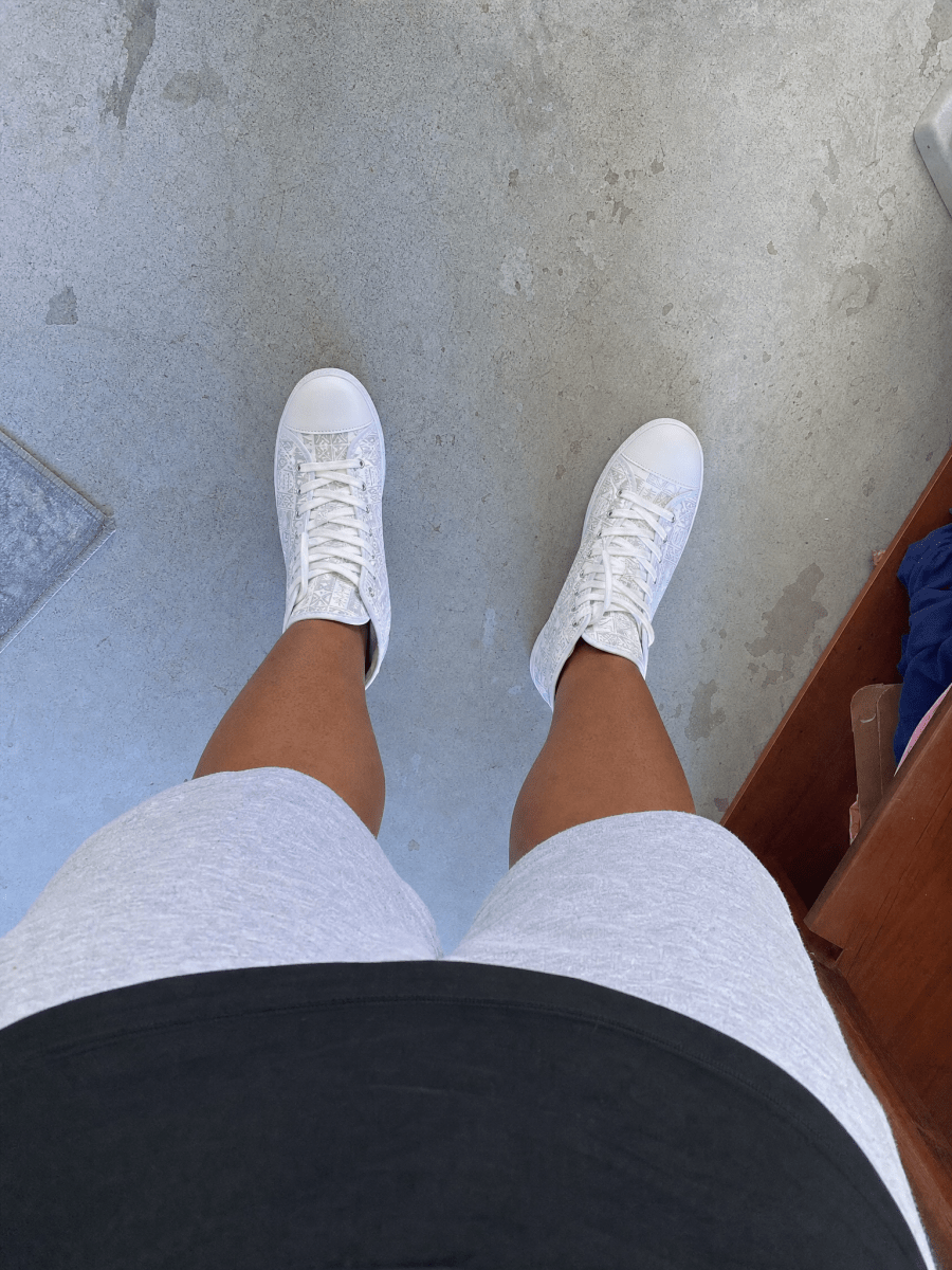 Women's High Top Sneakers - White Sunday - The Koko Samoa