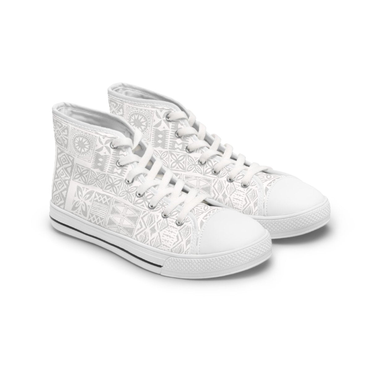 Women's High Top Sneakers - White Sunday - The Koko Samoa