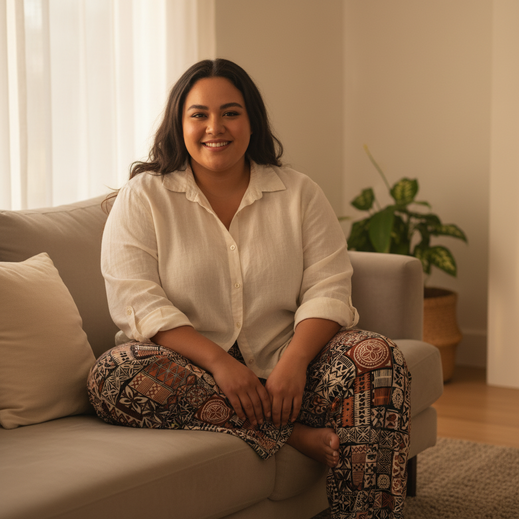 Women's Elei pajama pants, featuring comfortable fabric and tropical print, ideal for cozy sleepwear.