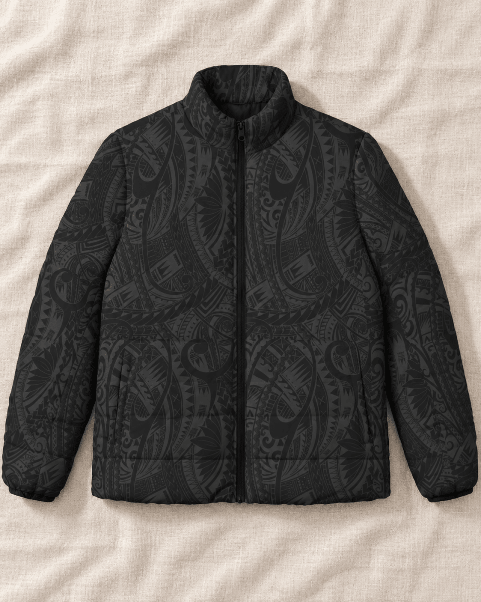 Women's Puffer Jacket - Warrior - The Koko Samoa