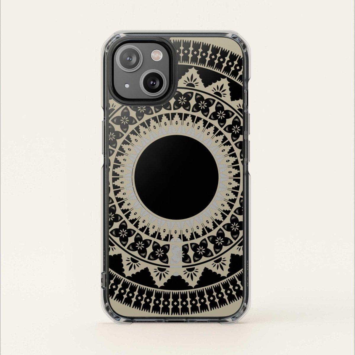 WOYC PasifikaOne MagSafe clear case for iPhone 16 featuring Fiji Reversed design, compatible with AU, NZ, and USA versions.